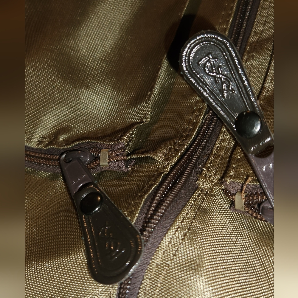 YSL Garment Bag In Army Green & Brown - Picture 5 of 17
